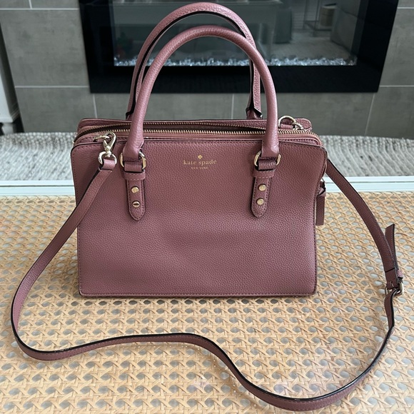 Satchel Bag Kate Spade Mulberry Street Leighann Beige KATE SPADE